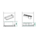 TANDEM side/ YOUBOXX 600 мм  Комплект, Н1700, 5 полок ARENA pure, цвет антрацит + YOUBOXX №3, Kesseböhmer