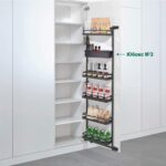 TANDEM side/ YOUBOXX 600 мм  Комплект, Н1700 мм, 5 полок ARENA style, цвет антрацит + YOUBOXX №3, Kesseböhmer
