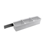 TANDEM side/ YOUBOXX 600 мм  Комплект, Н1700 мм, 5 полок ARENA classic, цвет хром, дно серое + YOUBOXX №3, Kesseböhmer