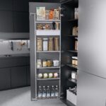 TANDEM side/ YOUBOXX 600 мм  Комплект, Н1700 мм, 5 полок ARENA classic, цвет титан, дно серое + YOUBOXX №3, Kesseböhmer