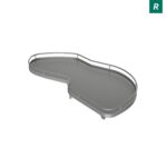 Le Mans 450 мм Комплект, H1265 мм, 4 полки, 4 доводчика, правый, ARENA classic, цвет титан, дно серое, Kesseböhmer