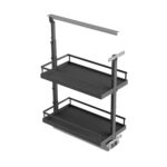 DISPENSA Junior Slim 300 мм Комплект, H695 - 783 мм, 2 полки ARENA style, цвет антрацит, Kesseböhmer