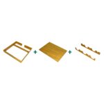 CONVOY Lavido Select 600 мм Комплект- вставка для одной полки с держателем для бутылок, цвет дуб натуральный, Kessebohmer