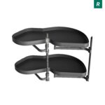 Le Mans 450 мм Комплект, H600-750 мм, 2 полки, 2 доводчика, правый, ARENA pure, цвет антрацит, Kesseböhmer