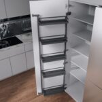 TANDEM side 450 мм Комплект, рама H1700 мм + 5 полок ARENA style, цвет антрацит, антислип, Kessebohmer