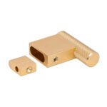 Крючок GRAF, 7009014L291EI, брашированная латунь, 14x41x50 мм, Viefe