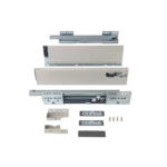 Комплект ящика Newline H84мм 500 мм c доводчиком Soft-Close, серый, Firmax