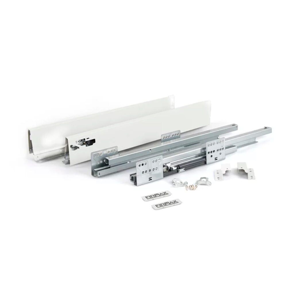 Комплект ящика Newline H84мм 350 мм c доводчиком Soft-Close, белый, Firmax
