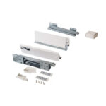 Комплект ящика Newline H84мм 350 мм c доводчиком Soft-Close, белый, Firmax