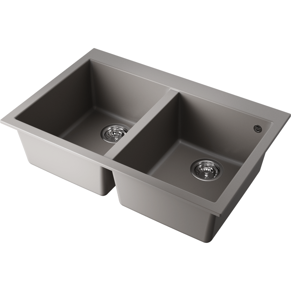 Omoikiri Bosen 80-2-GR Tetogranit/leningrad grey кухонная мойка
