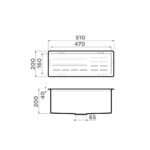 Встраиваемая сушка для посуды Omoikiri DRY-04-GB