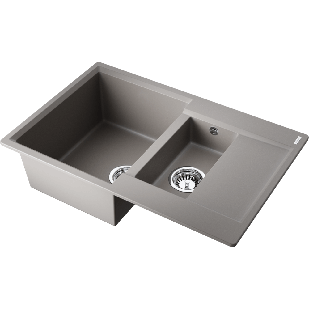 Omoikiri Daisen 78-2T-GR Tetogranit/leningrad grey кухонная мойка