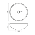 Omoikiri Hitomi-WH Marble Natceramic/WH Marble раковина для ванной