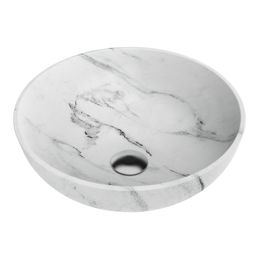 Omoikiri Hitomi-WH Marble Natceramic/WH Marble раковина для ванной