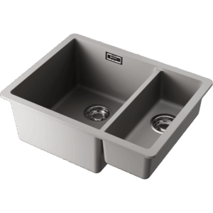 Omoikiri Kata 55-2-U-GR Artgranit/leningrad grey кухонная мойка