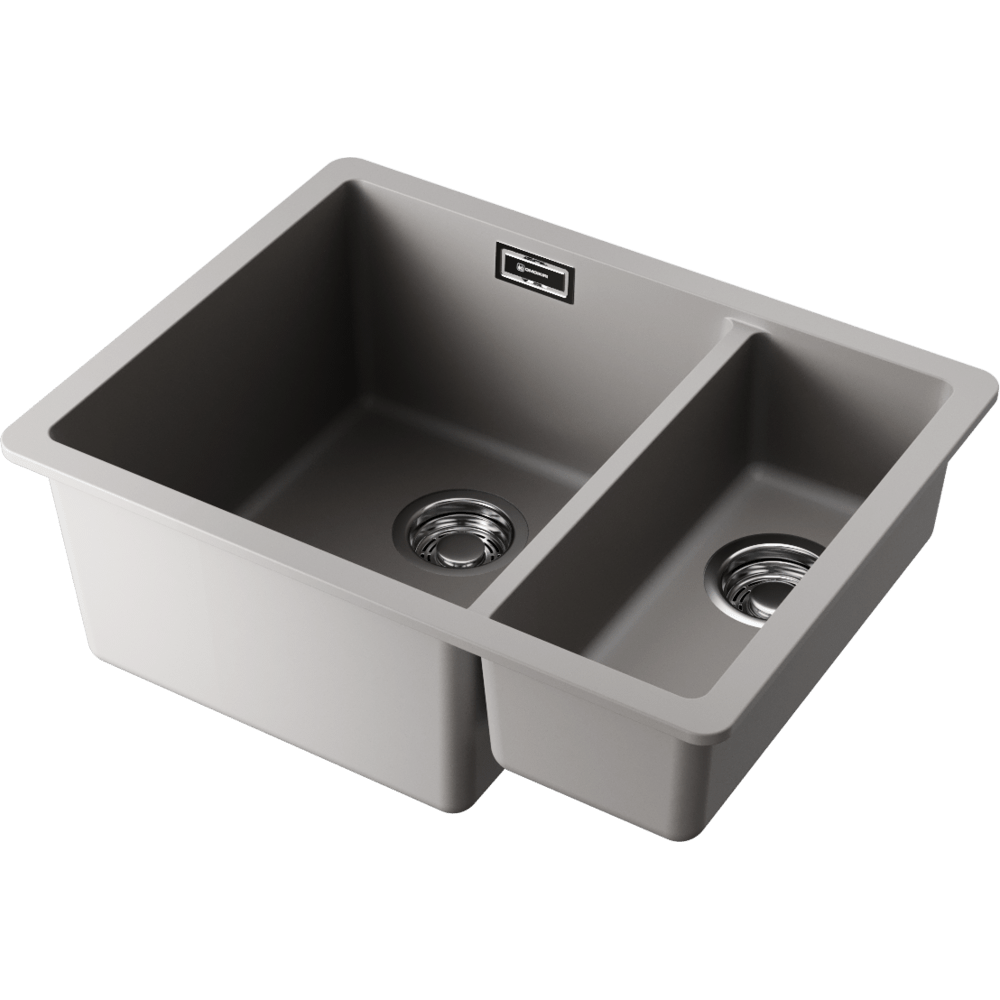 Omoikiri Kata 55-2-U-GR Artgranit/leningrad grey кухонная мойка