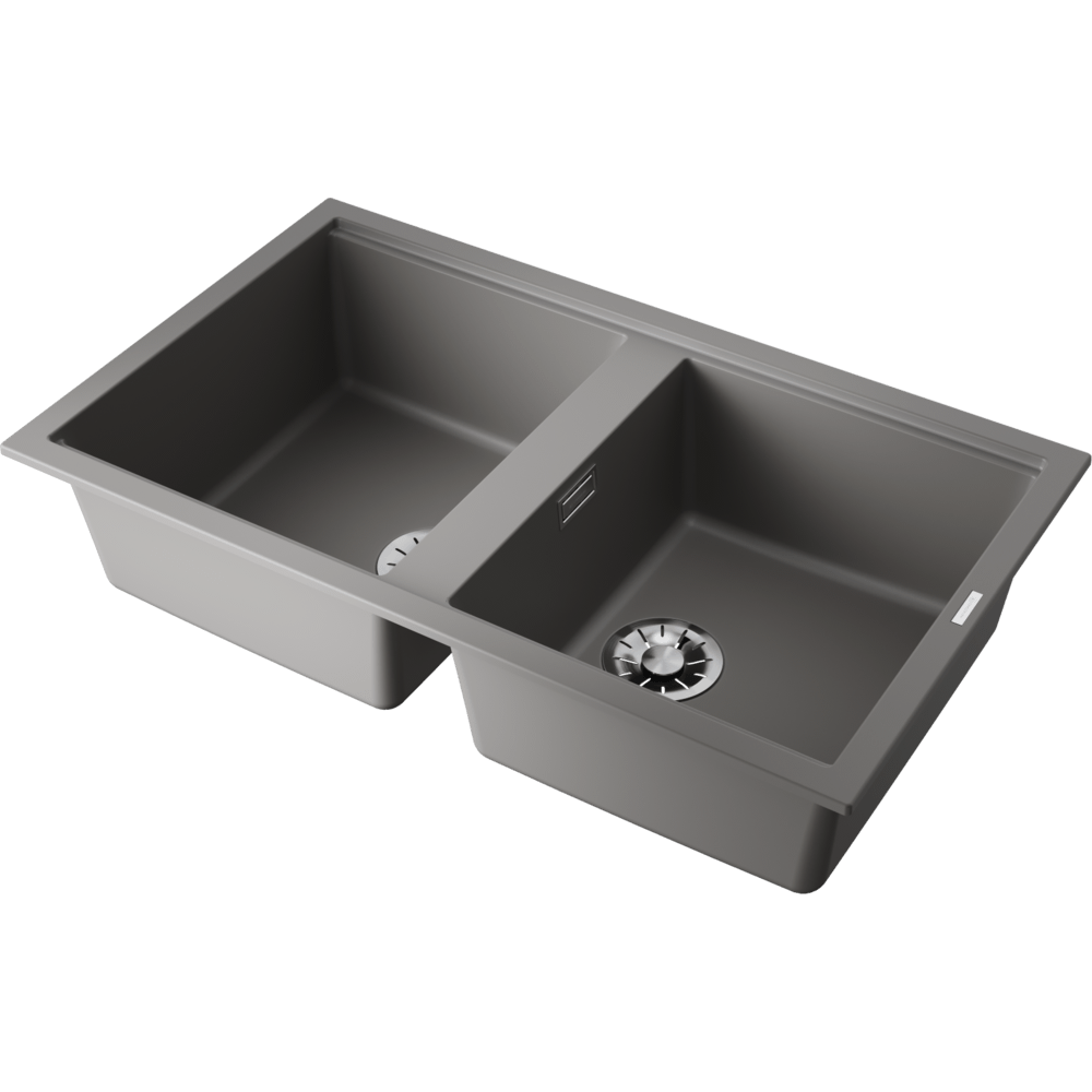 Omoikiri Kitagawa 86-2-GR Artceramic/leningrad grey кухонная мойка