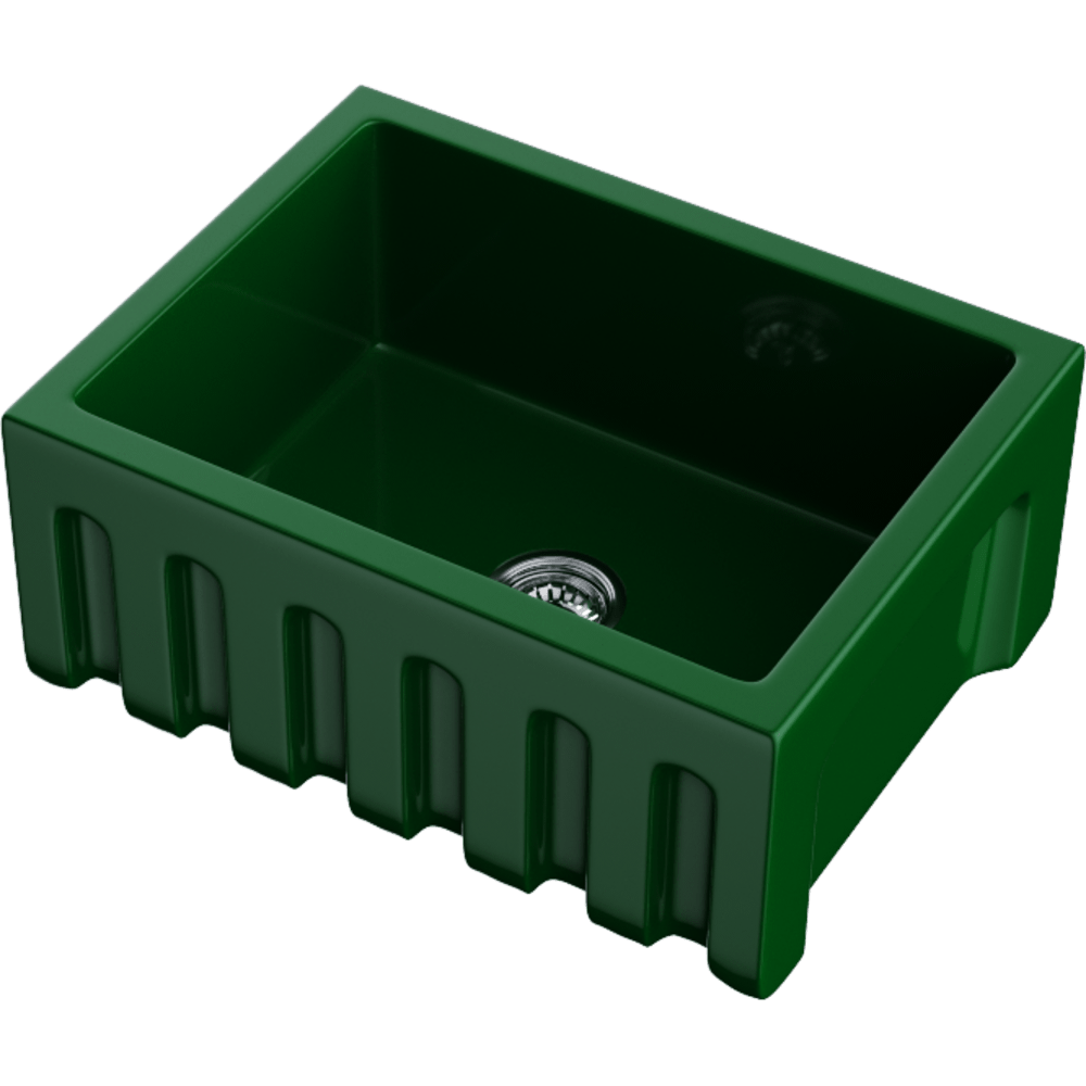 Omoikiri Mikura 61-RG Glossy Natceramic/royal green глянцевый кухонная мойка