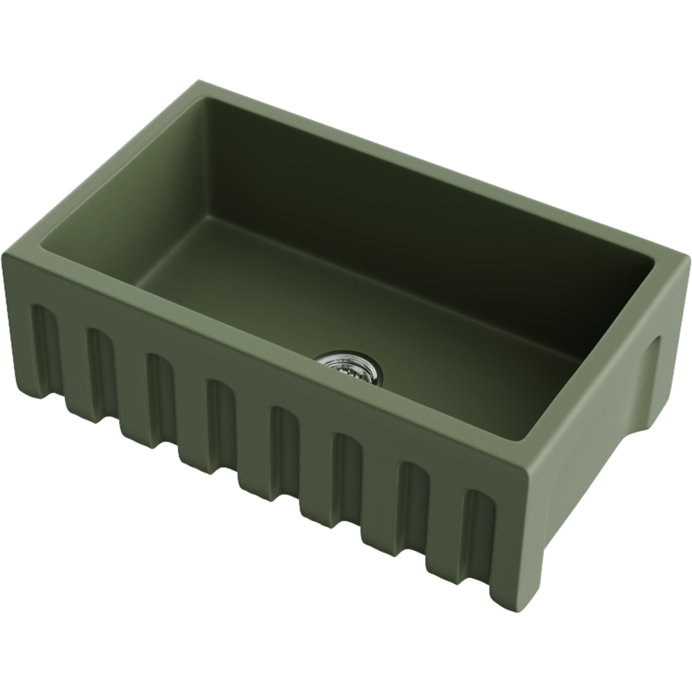 Omoikiri Mikura 76-OL Natceramic/olive кухонная мойка