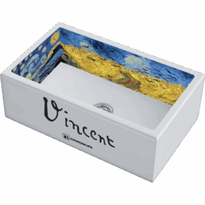 Omoikiri Mikura 76-Vangogh Natceramic/белый кухонная мойка