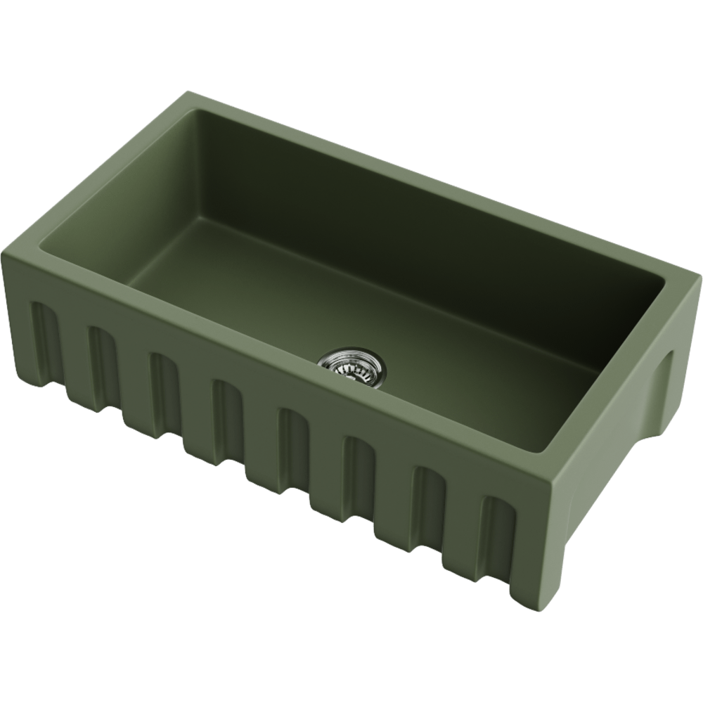 Omoikiri Mikura 83-OL Natceramic/olive кухонная мойка