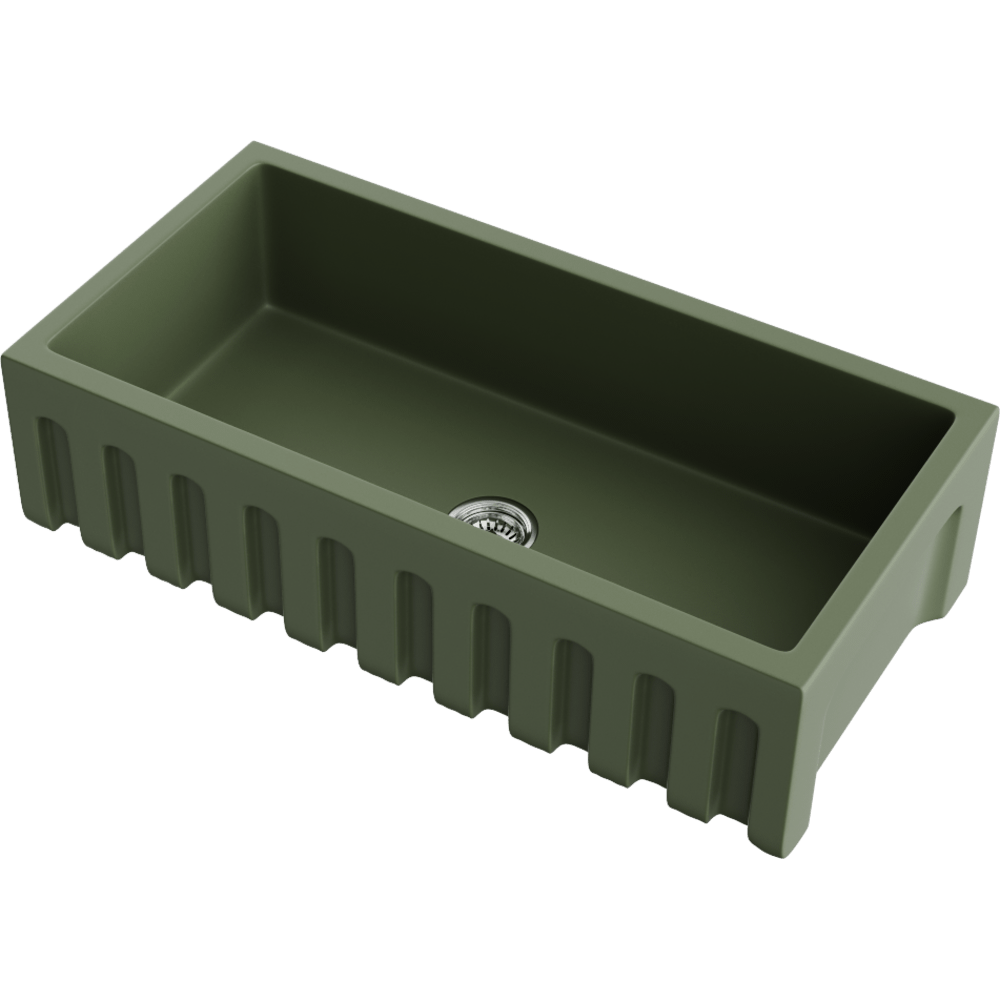 Omoikiri Mikura 91-OL Natceramic/olive кухонная мойка