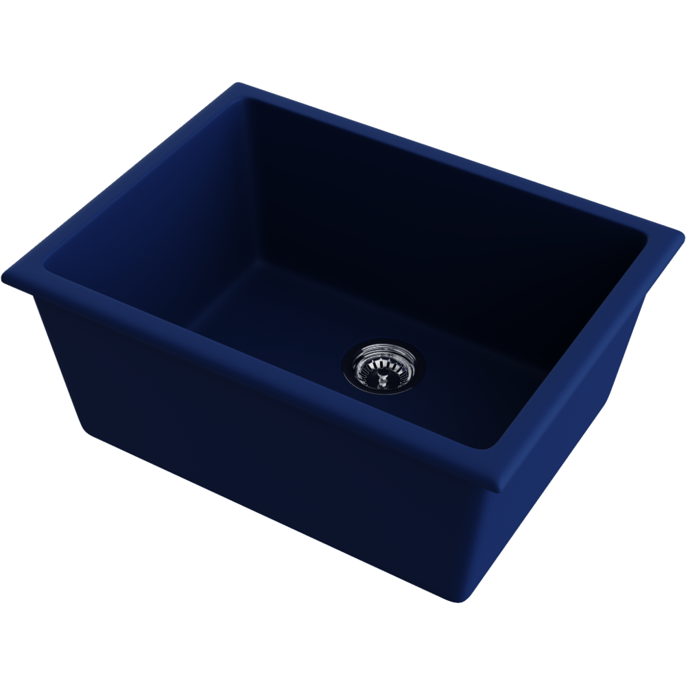 Omoikiri Okinoshima 61-U/I-IB Matt Natceramic/indigo blue кухонная мойка