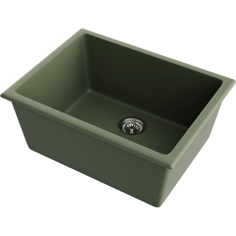 Omoikiri Okinoshima 61-U/I-OL Natceramic/olive кухонная мойка