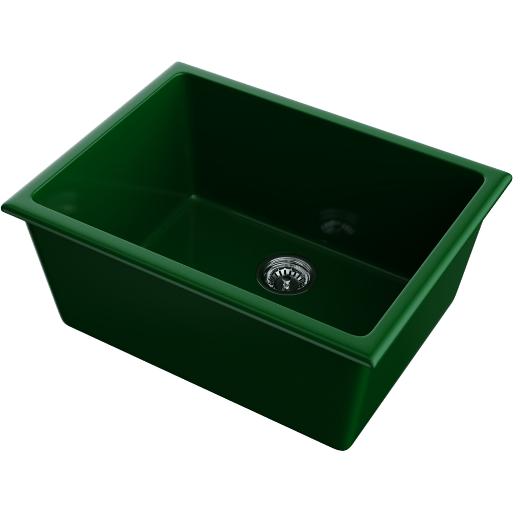 Omoikiri Okinoshima 61-U/I-RG Glossy Natceramic/royal green глянцевый кухонная мойка