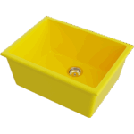 Omoikiri Okinoshima 61-U/I-SL Matt Natceramic/sicilian lemon кухонная мойка