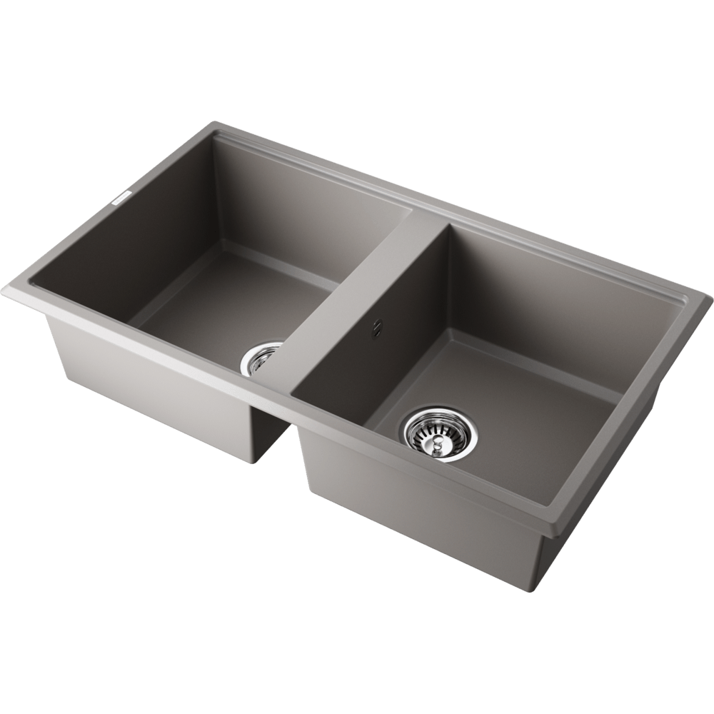 Omoikiri Tedori 86-2-GR Tetogranit/leningrad grey кухонная мойка