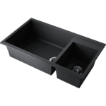 Omoikiri Tedori 86-2-LB-BL Tetogranit/черный кухонная мойка