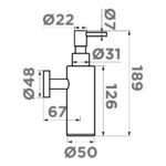 Omoikiri OM-07-GB латунь/графит дозатор