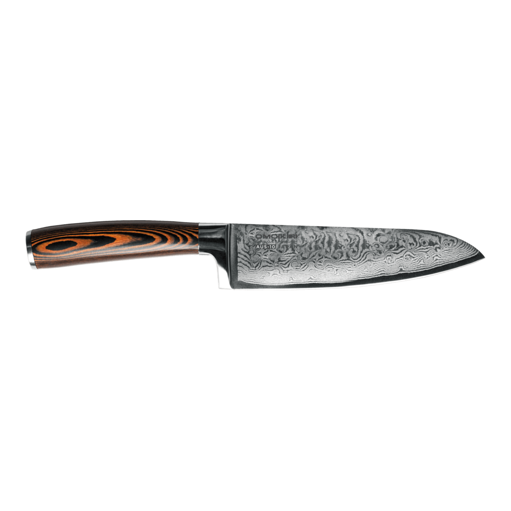 Нож сантоку Damascus Suminagashi