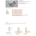 Петля Series 200 Key-hole/Snap-on 165 град,.45x9,5 мм 