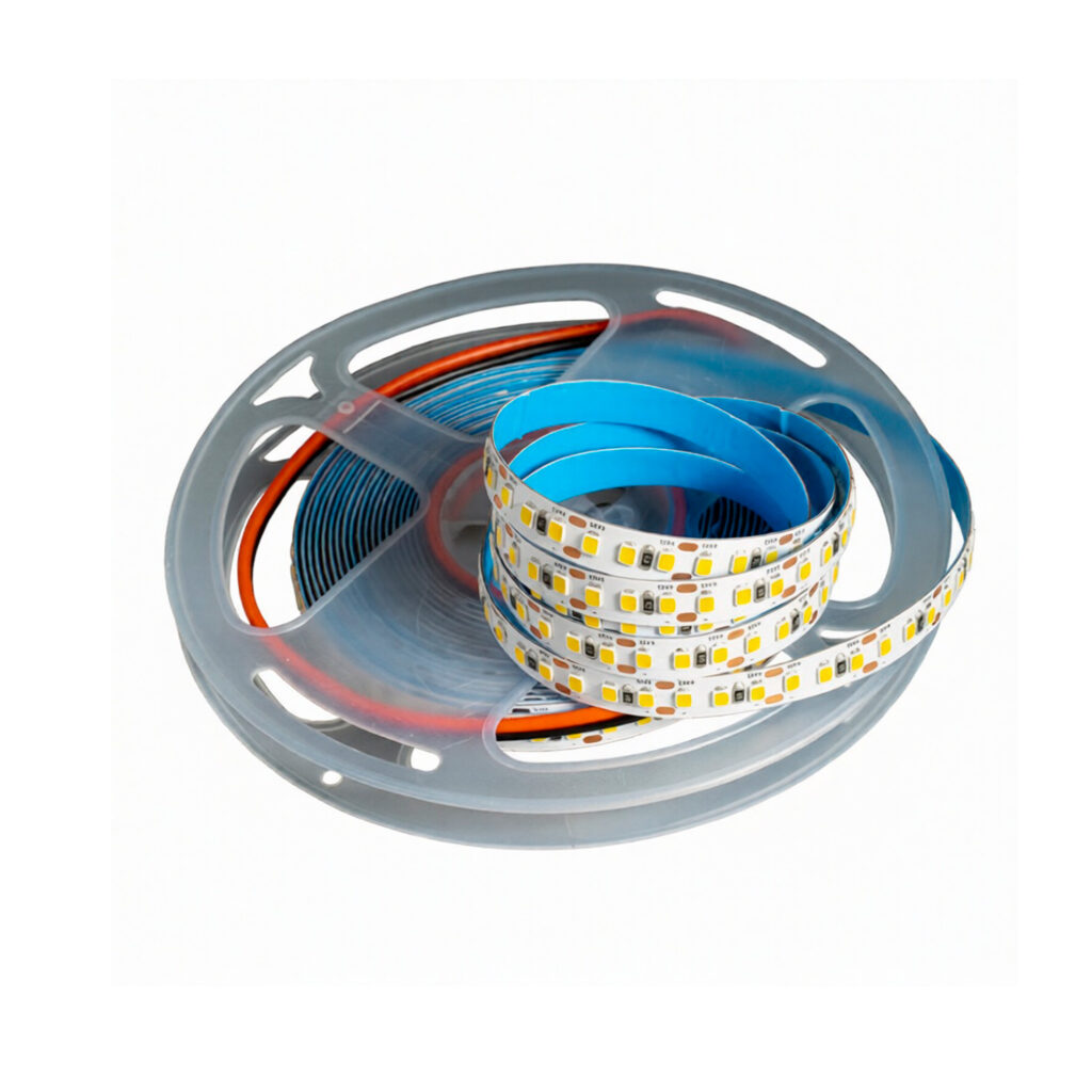 Лента G3, 2835 IP20, 180LED/м, 3000K, 12В, 16Вт/м, 1500Лм/м, CRI>90, 5м*8мм, провод 2*0,35мм² L= 25см с двух сторон