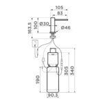 Omoikiri OM-09 Sensor BN латунь/нержавеющая сталь дозатор
