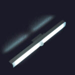 411510 Свет-к LED Lidus,,для спален,0.7Вт,12В,1500К,70Лм,PIR сенс.,серебр.,пров.1,8м с кон.JB.200х18х22,5мм