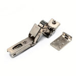 Стеклопетля Series B Key-hole/Snap-on под УФ-склейку, Salice