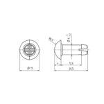 Stabilus Шпилька-защелка пластиковая 5641QO, шт