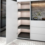 Полка выдвижная для распашного фасада Ш х Г х В: 600 х 500 х 150мм, URBAN style, цвет антрацит, Kesseböhmer