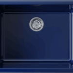 Omoikiri Okinoshima 61-U/I-IB Glossy Natceramic/indigo blue глянцевый кухонная мойка