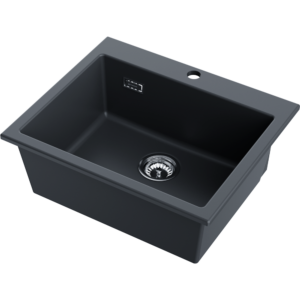 Omoikiri Omishima 60-BL Matt Natceramic/черный матовый кухонная мойка