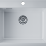 Omoikiri Omishima 60-WH Glossy Natceramic/белый глянцевый кухонная мойка