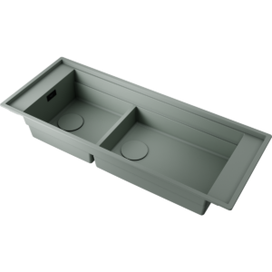 Omoikiri Sintesi Pro 114-2-U/I-WG Artceramic/wind green кухонная мойка
